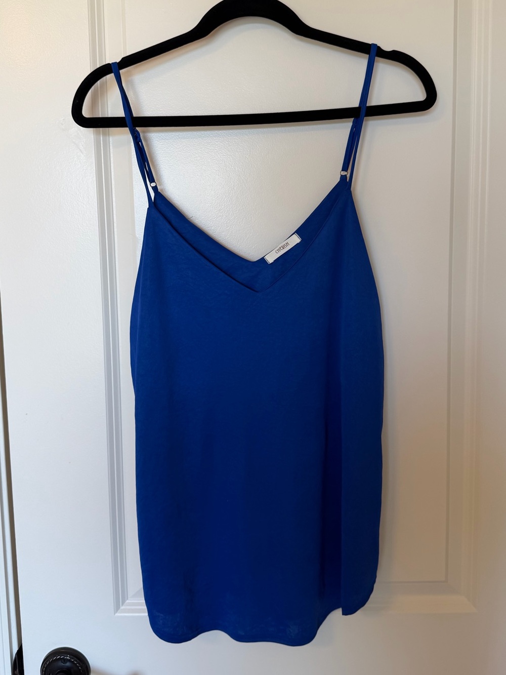 Cherish Royal Blue V-Neck Spaghetti Strap Camisole